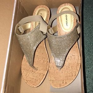 St John’s Bay wedge sandals
